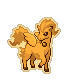 Gold Icy Ponyta
